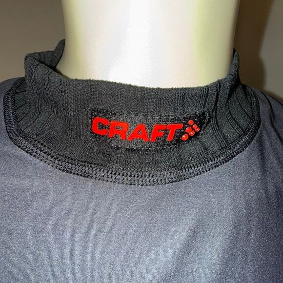 Craft Pro Warm Base Layer Top Women’s Small – Black Gray Thermal Long Sleeve Com - Picture 12 of 13
